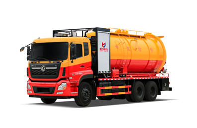 Dongfeng Tianlong Cleaning And Suction Truck 