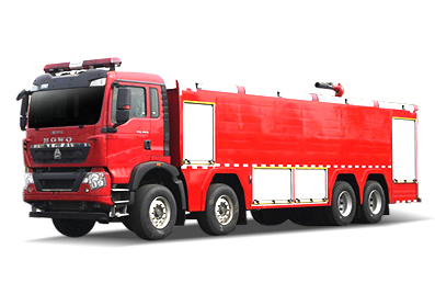 HOWO First Four Back Eight Foam Fire Truck 