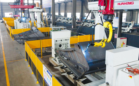 The First Automated Production Line For Compressed Garbage Trucks In China Has Been Completed