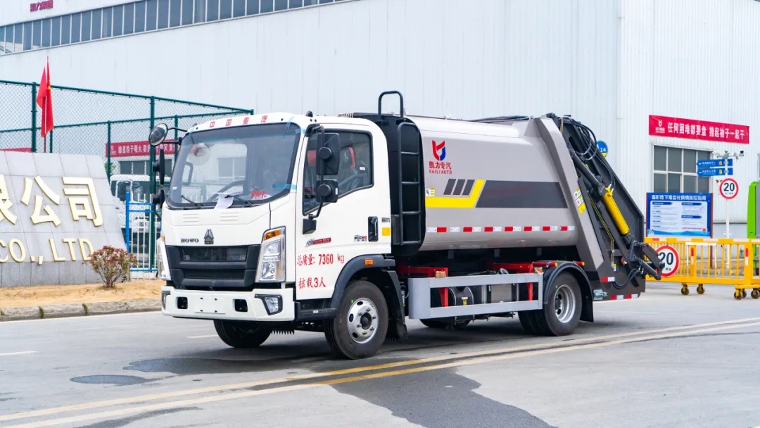 【 Hot Selling Promotion 】 Kailifeng Heavy Truck HOWO Compressed Garbage Truck